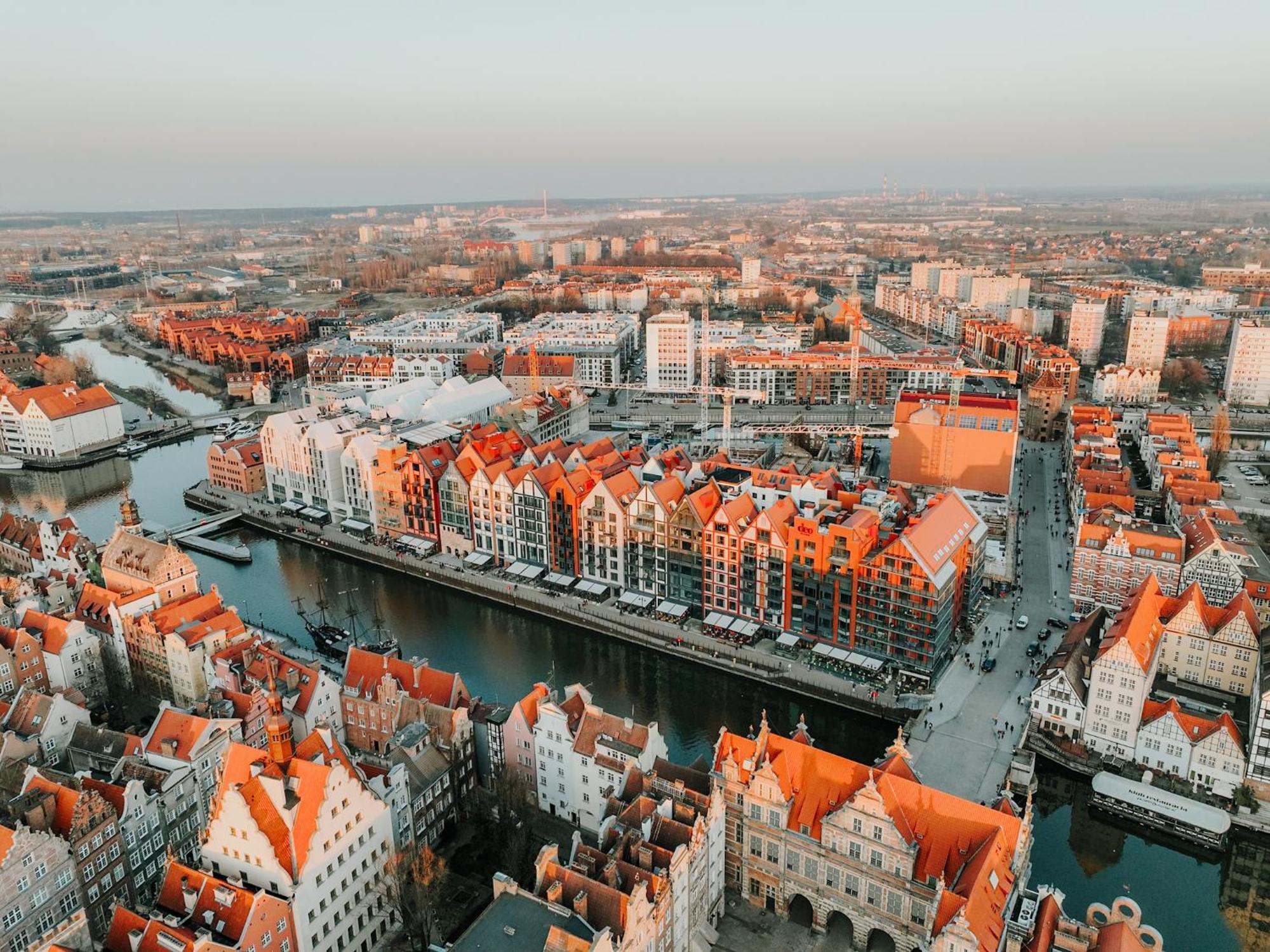 Deo Plaza Riverside & Radisson Spa By Downtown Apartments Gdańsk Eksteriør billede