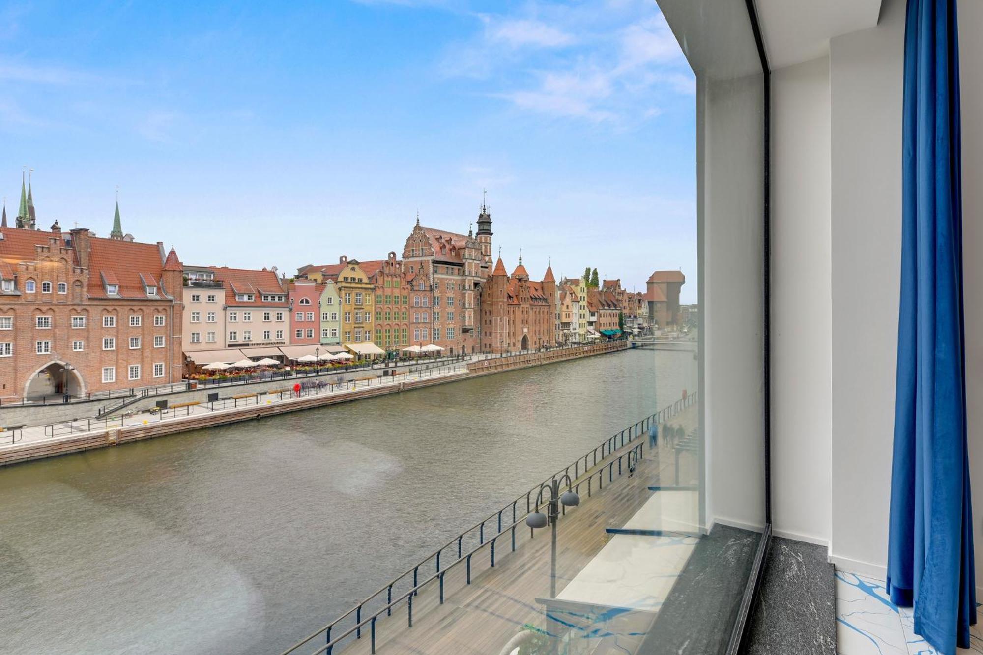 Deo Plaza Riverside & Radisson Spa By Downtown Apartments Gdańsk Værelse billede