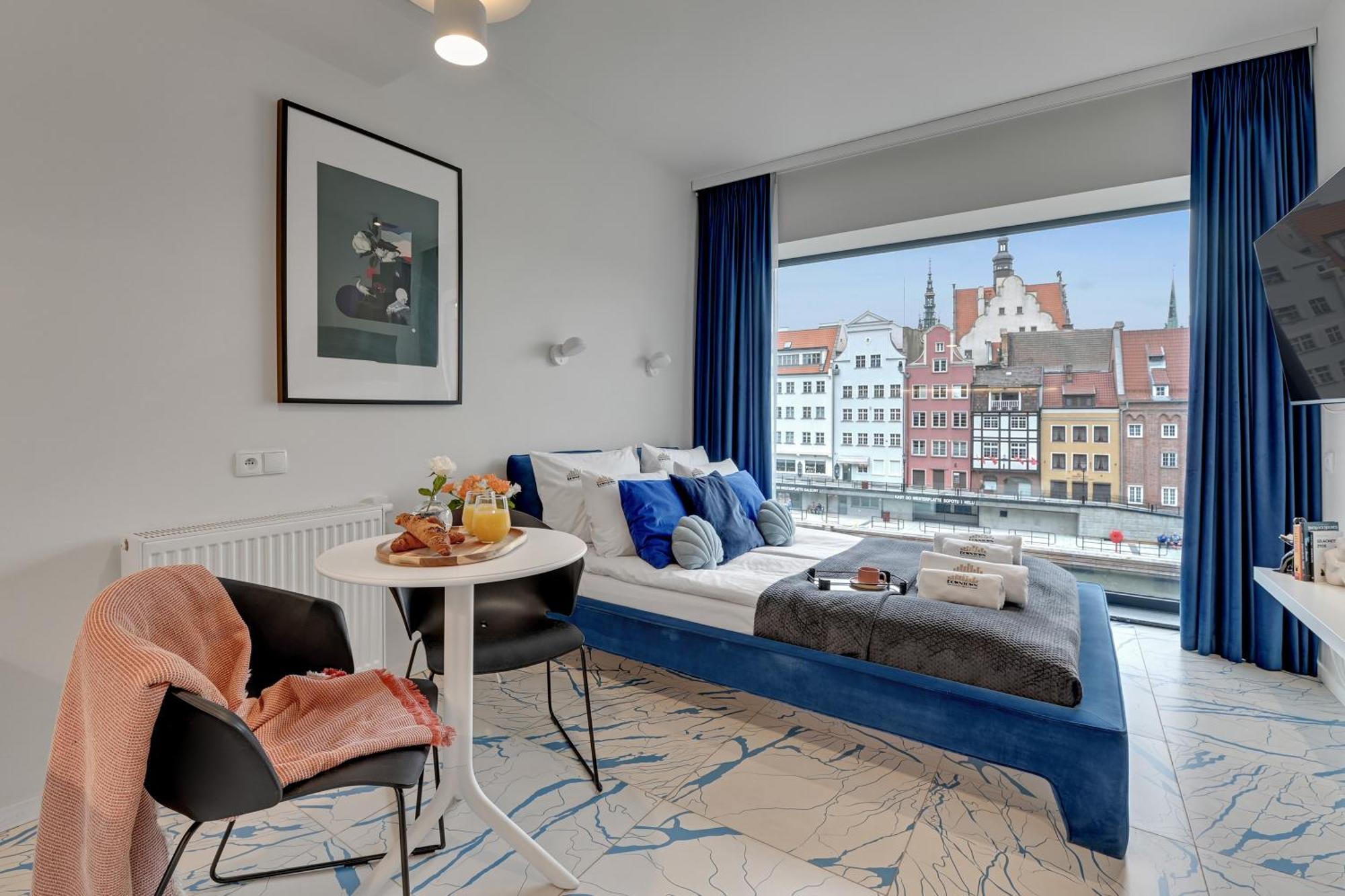 Deo Plaza Riverside & Radisson Spa By Downtown Apartments Gdańsk Eksteriør billede