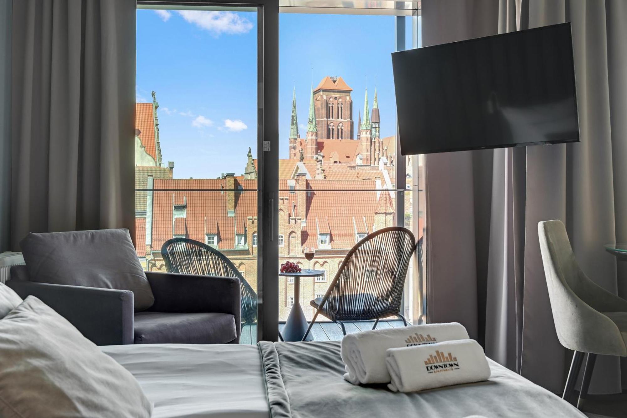 Deo Plaza Riverside & Radisson Spa By Downtown Apartments Gdańsk Eksteriør billede