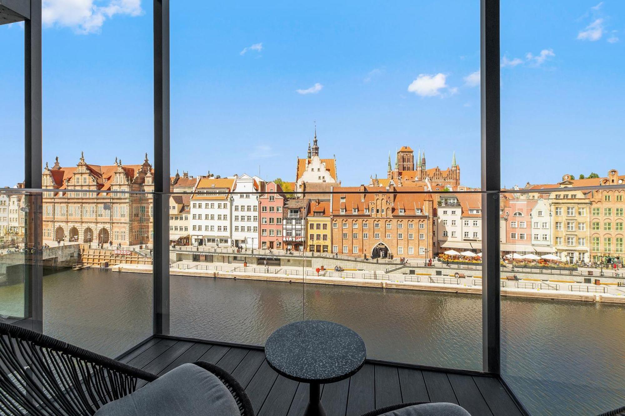 Deo Plaza Riverside & Radisson Spa By Downtown Apartments Gdańsk Værelse billede