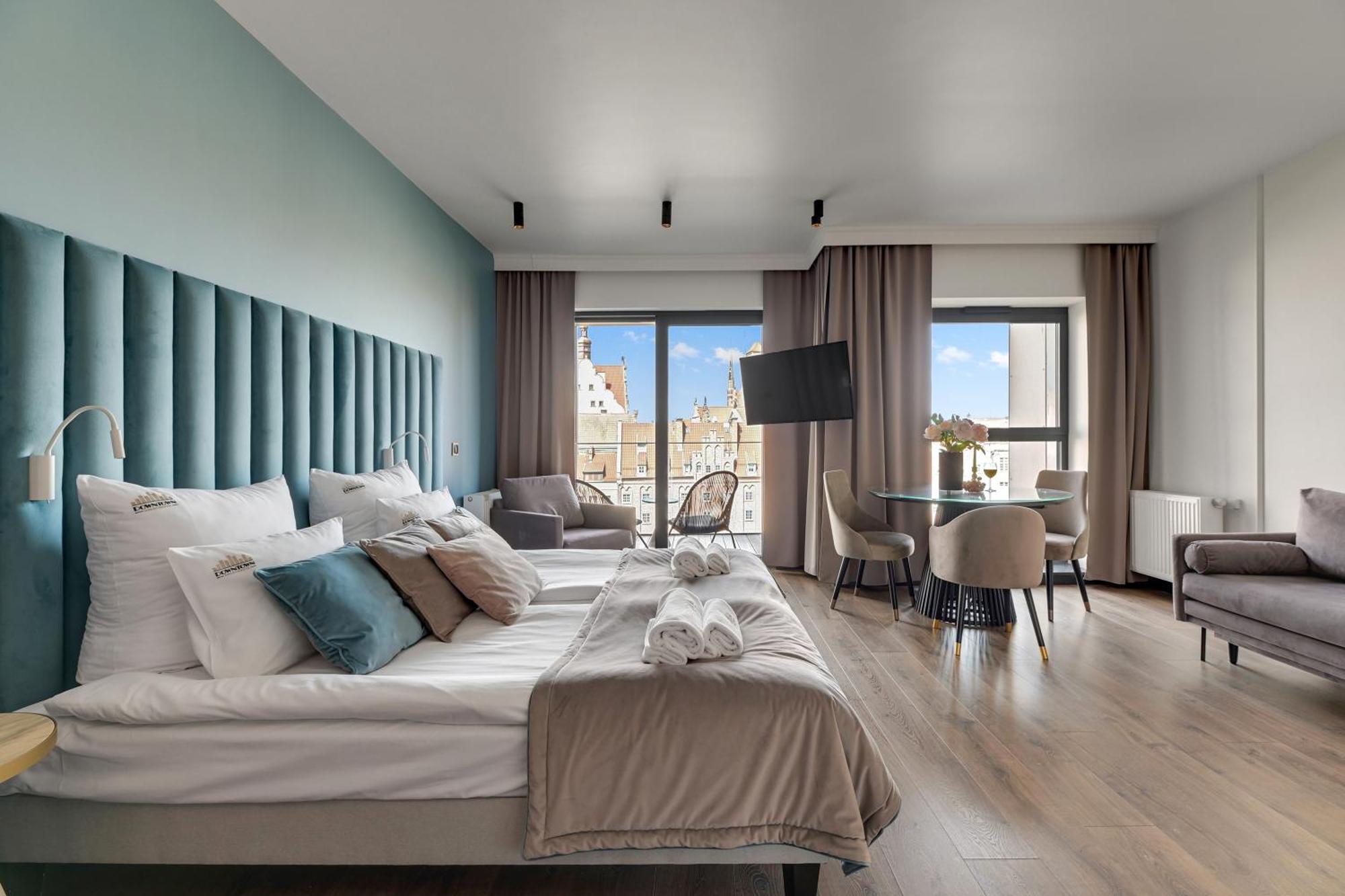 Deo Plaza Riverside & Radisson Spa By Downtown Apartments Gdańsk Værelse billede