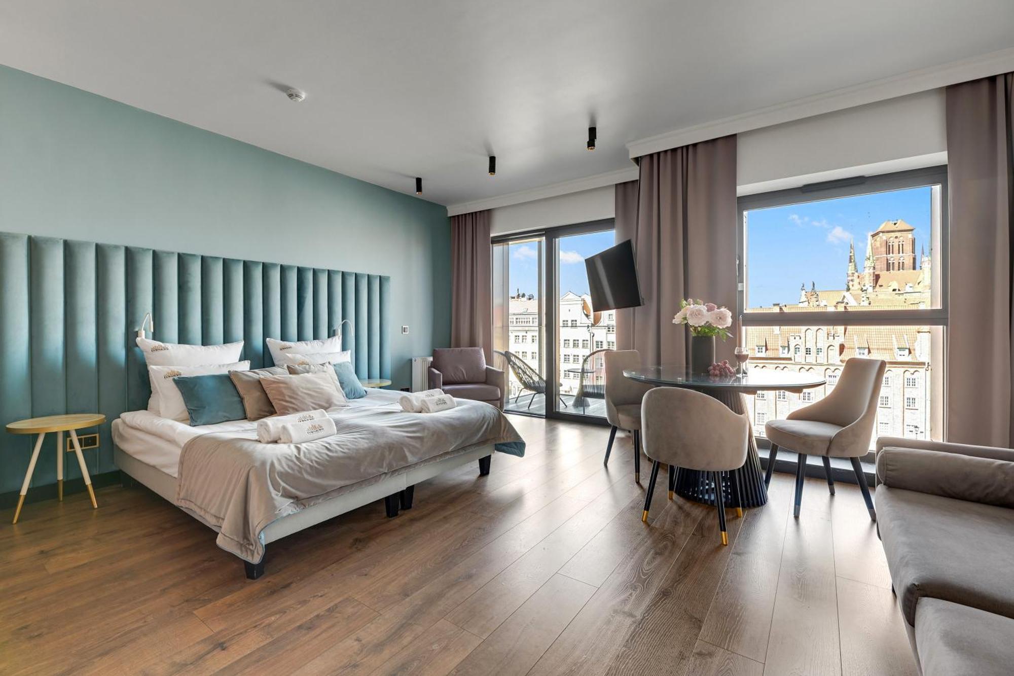 Deo Plaza Riverside & Radisson Spa By Downtown Apartments Gdańsk Eksteriør billede