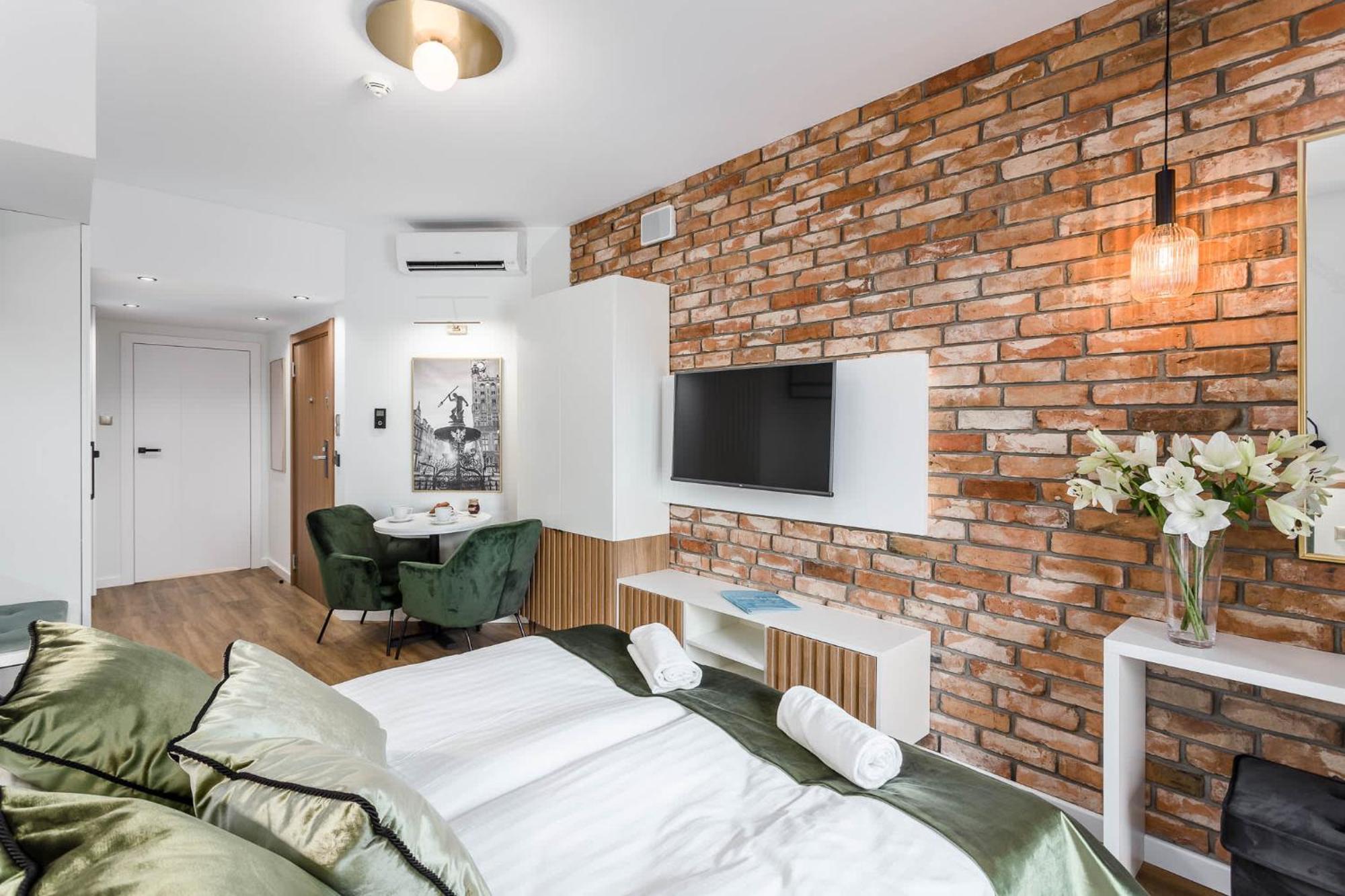 Deo Plaza Riverside & Radisson Spa By Downtown Apartments Gdańsk Eksteriør billede